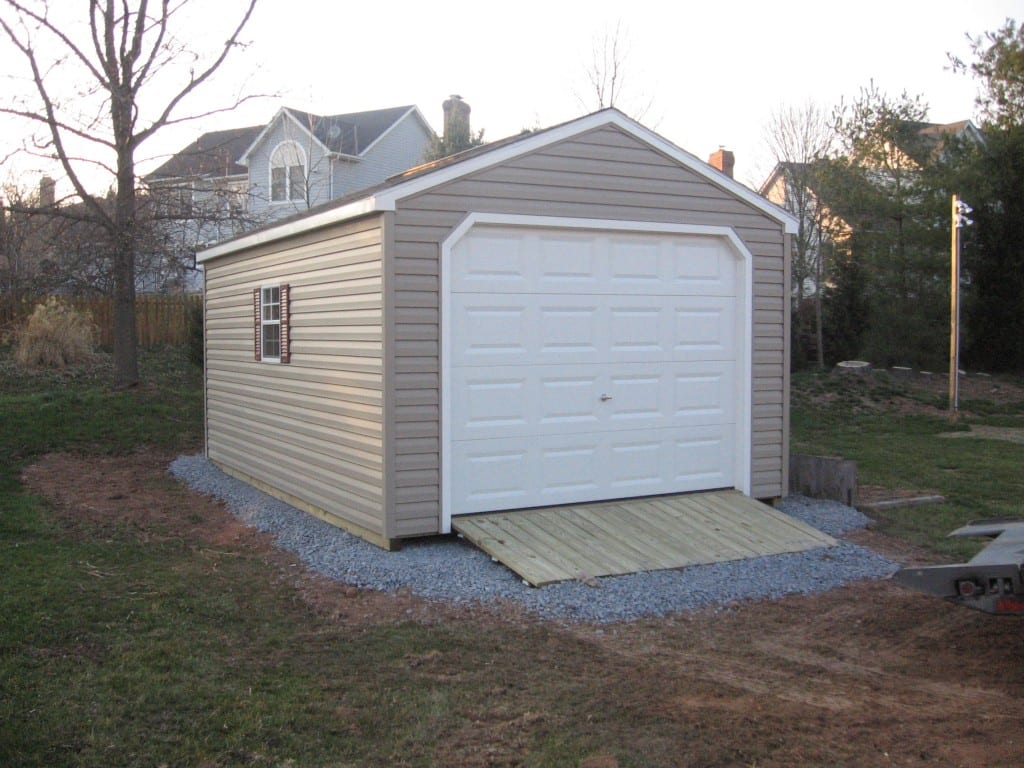 how to build a large, simple wooden shed/garage ramp - youtube