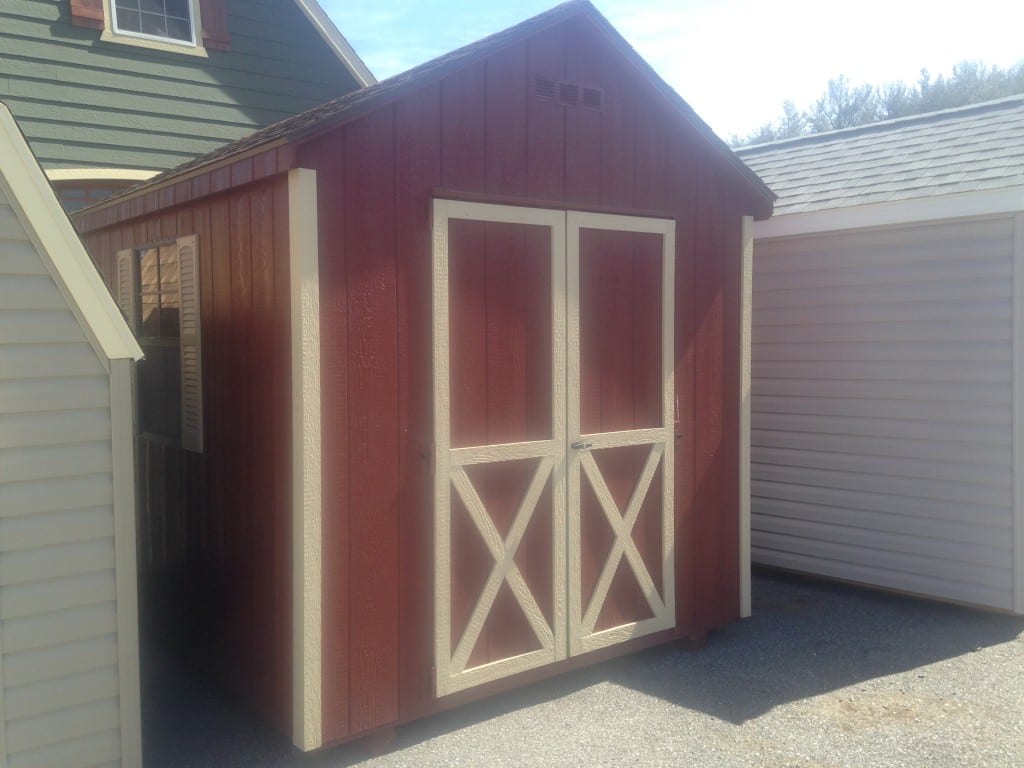 #4376 8x10 Wood Storage Shed For Sale $1896 4-Outdoor