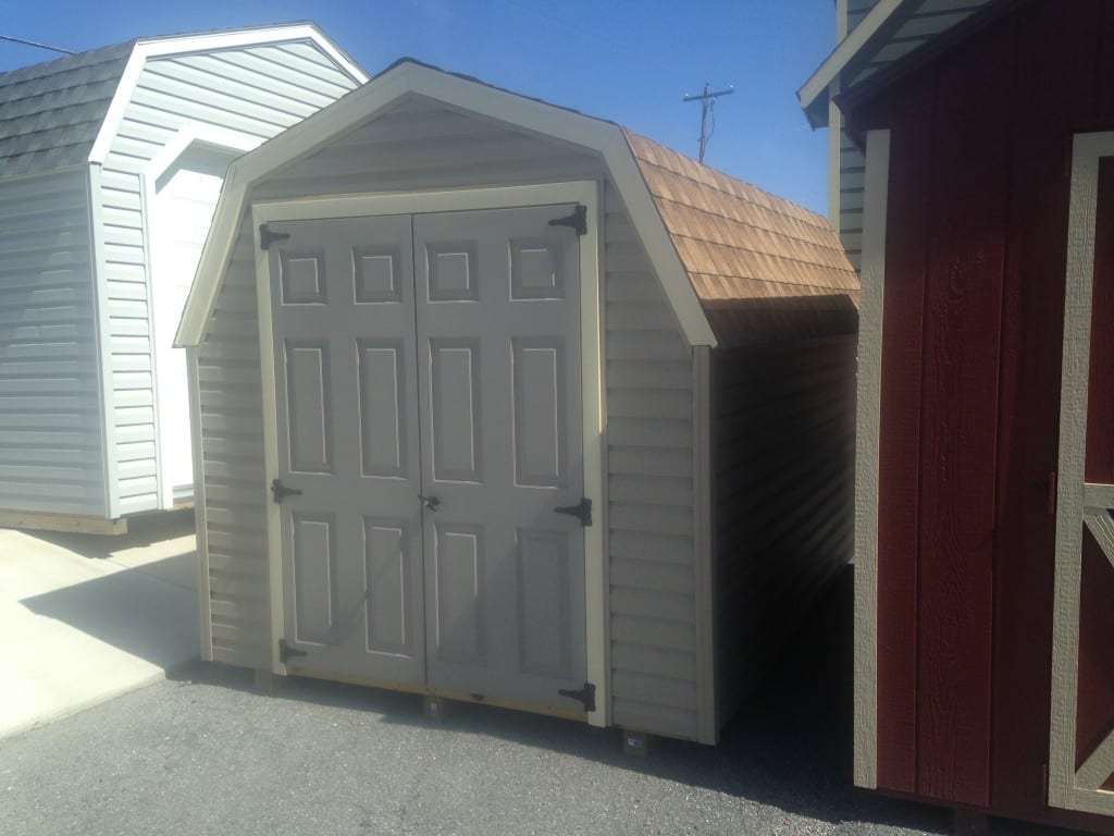 SOLD! #2751 8×12 Vinyl Utility Shed For Sale Cheap $2076 