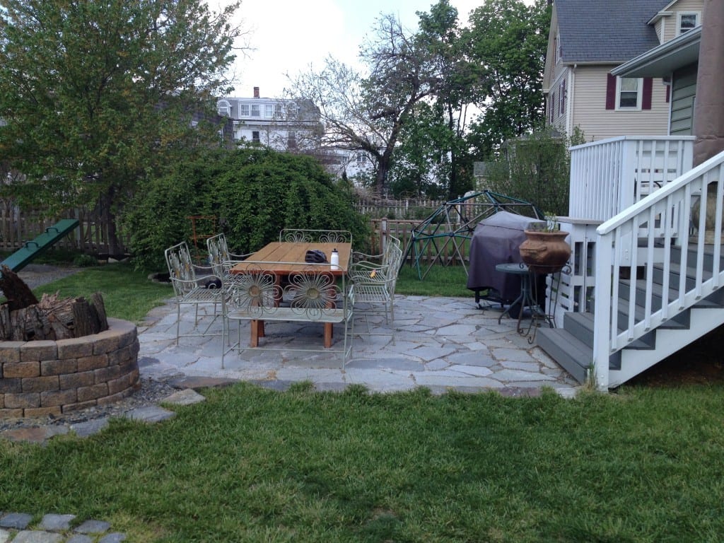 stone patio designed and installed by 4-outdoor in catonsville maryland